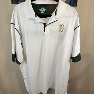 Colorado State Russell Team Issue Polo Shirt, XXL, White